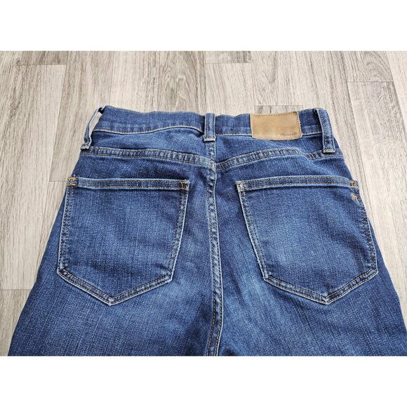 Madewell Jeans Womens 24 Blue Roadtripper Skinny Stretch Denim Medium Wash Soft - Picture 3 of 13